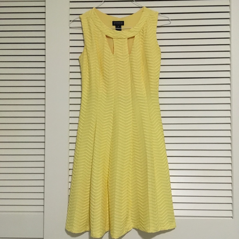 Canary yellow cocktail dress | size 6